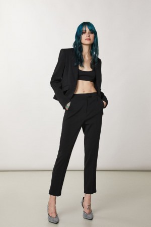 Patrizia Pepe Essential Cigarette Pants Zwart | GJC642170