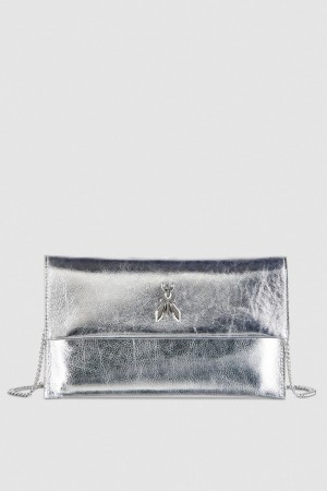 Patrizia Pepe Fly Ceremony Clutch Zilver | JRY832054