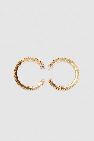 Patrizia Pepe Hoop Earrings Goud | WIU834279