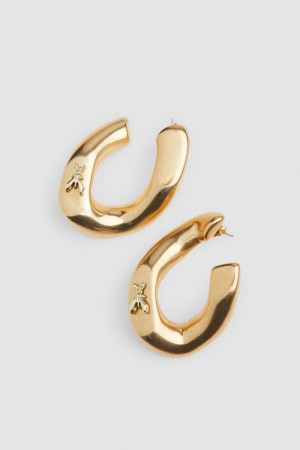 Patrizia Pepe Metal Earrings Goud | BIG403576