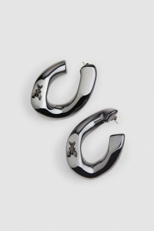 Patrizia Pepe Metal Earrings Zwart | IDO603952