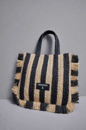 Patrizia Pepe Raffia Shopping Bag FE22 | QVW307956