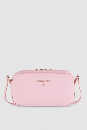 Patrizia Pepe Small Graphic Case Shoulder Bag Roze | AVM963574