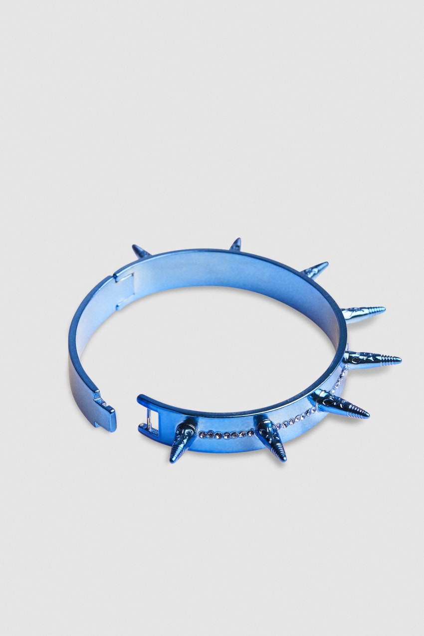 Patrizia Pepe Brass And Glass Bracelet Blauw | RJI261459