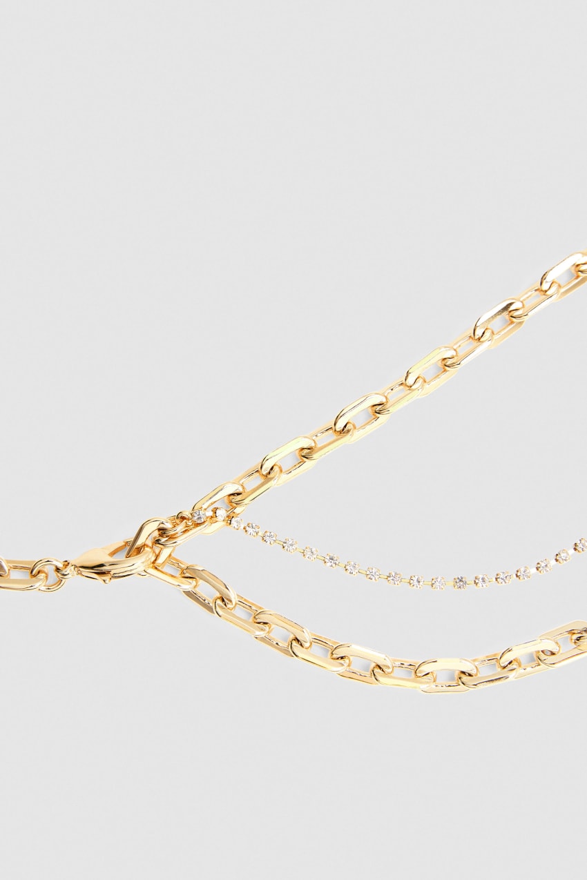 Patrizia Pepe Brass Chain Belt Goud | SIV687910