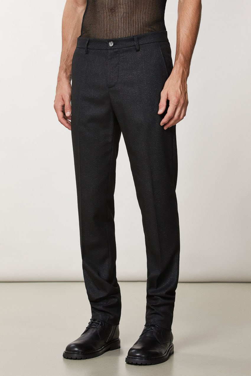 Patrizia Pepe Classic Slim Fit Pants Zwart | JUV637294