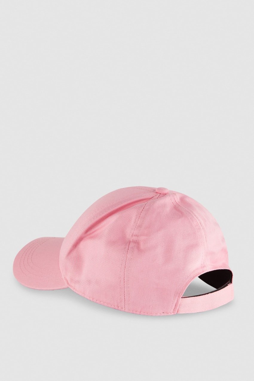 Patrizia Pepe Cotton Fly Baseball Cap Roze | EGB138642