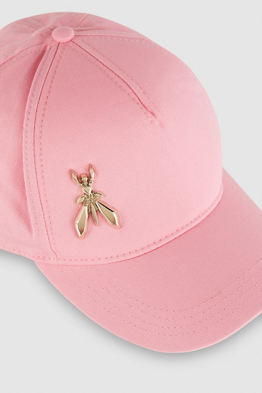 Patrizia Pepe Cotton Fly Baseball Cap Roze | EGB138642