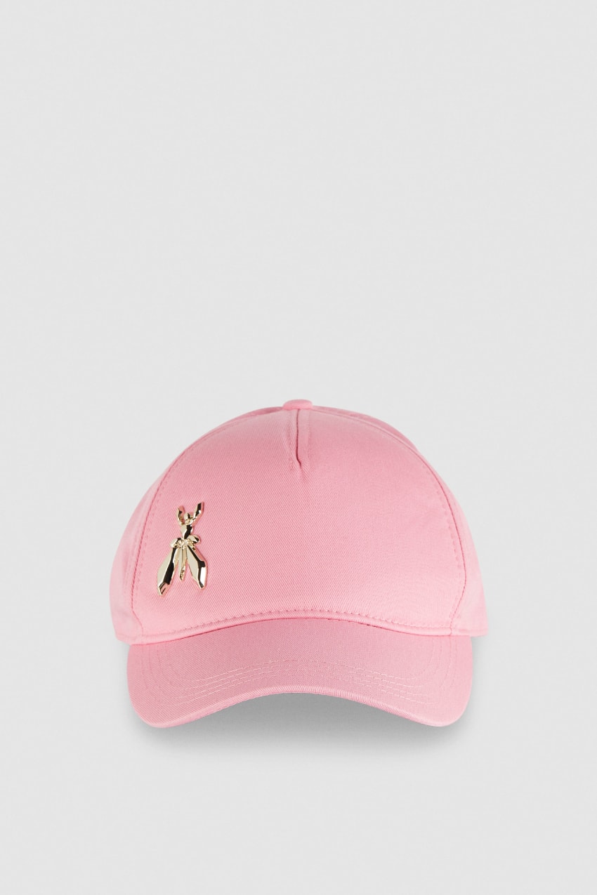 Patrizia Pepe Cotton Fly Baseball Cap Roze | EGB138642