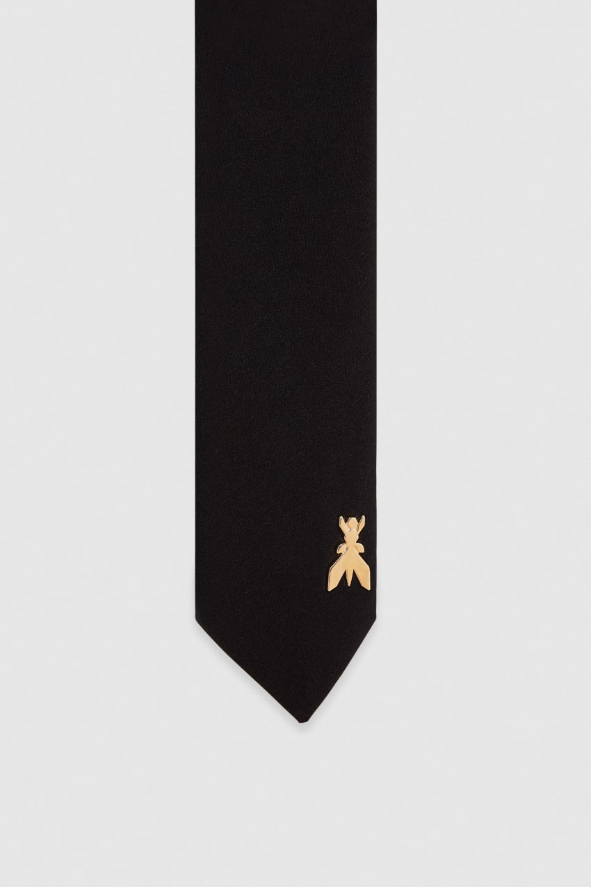 Patrizia Pepe Crepe Tie Zwart | HXR725019