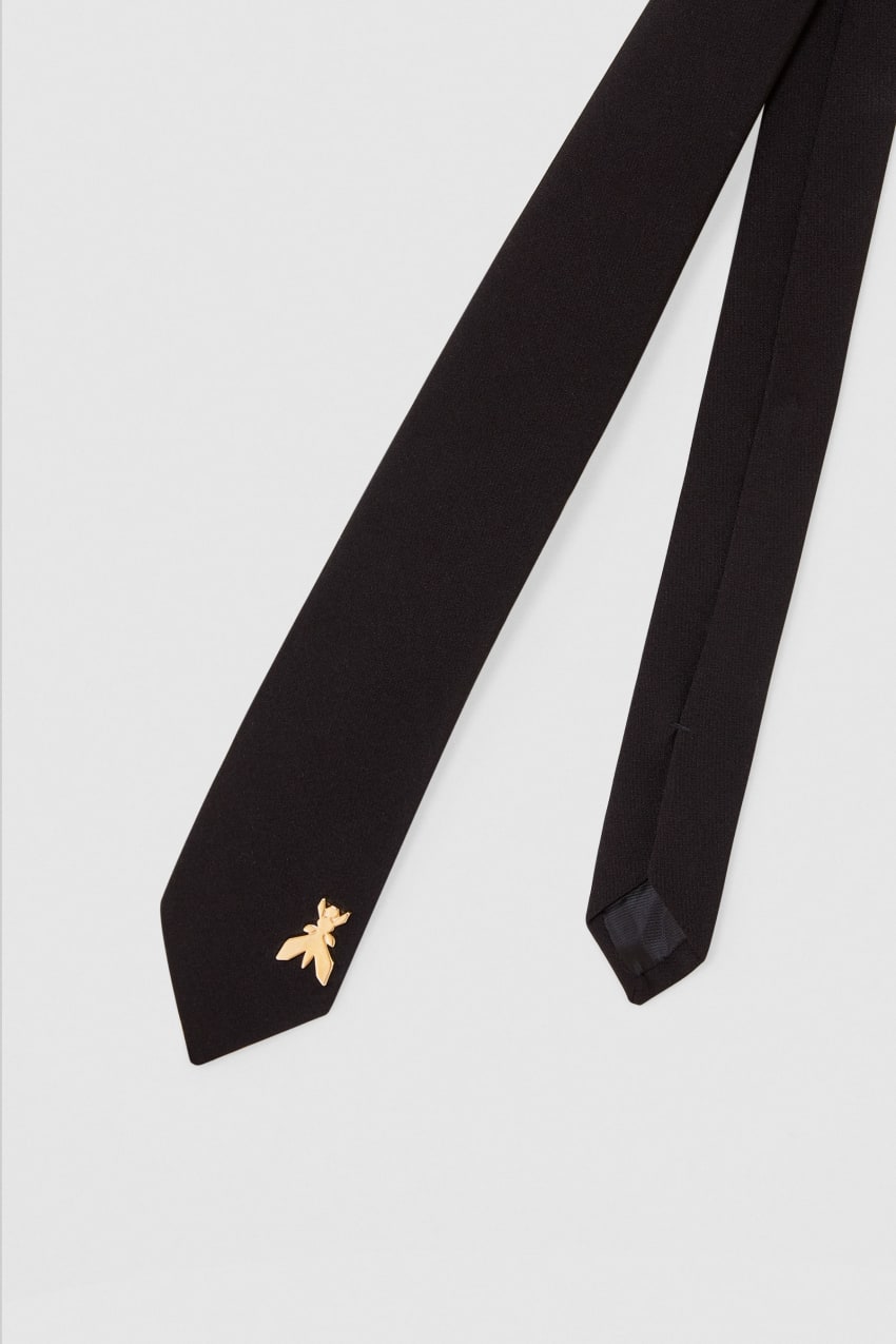 Patrizia Pepe Crepe Tie Zwart | HXR725019