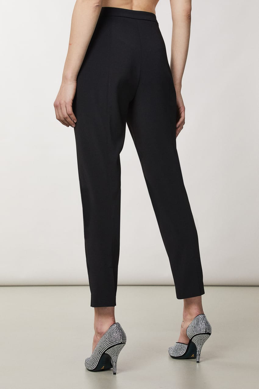 Patrizia Pepe Essential Cigarette Pants Zwart | GJC642170