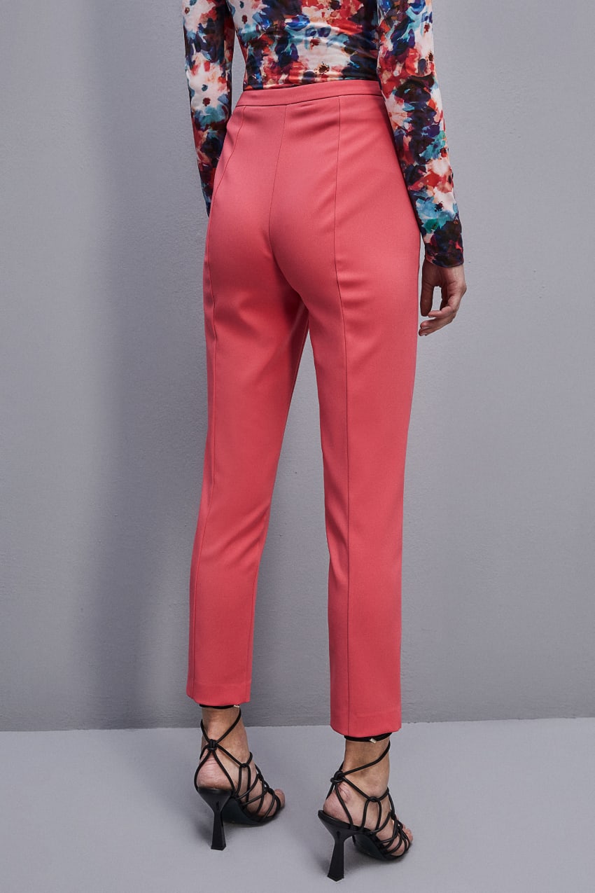 Patrizia Pepe Essential Cigarette Pants Roze | RKO753812