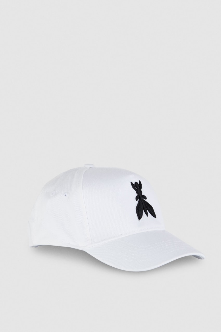 Patrizia Pepe Fly Baseball Cap Wit | MBE143207