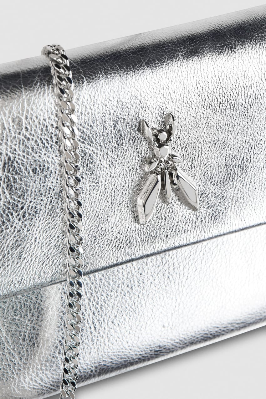 Patrizia Pepe Fly Ceremony Clutch Zilver | JRY832054