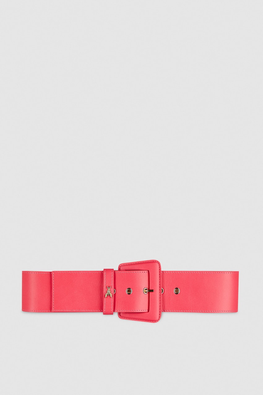 Patrizia Pepe High-waisted Belt With Leather Lining Roze | NXS617458