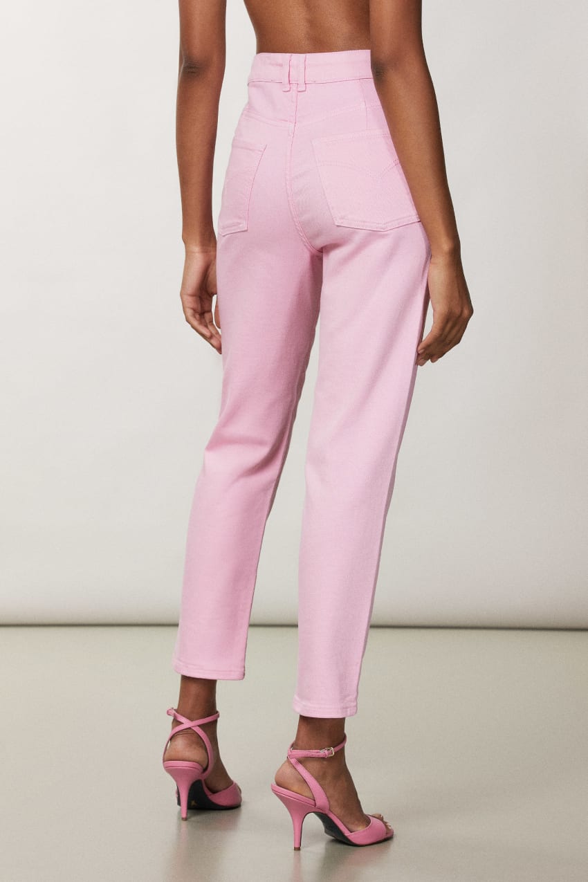 Patrizia Pepe High-waisted Cigarette Pants Roze | OZJ915647