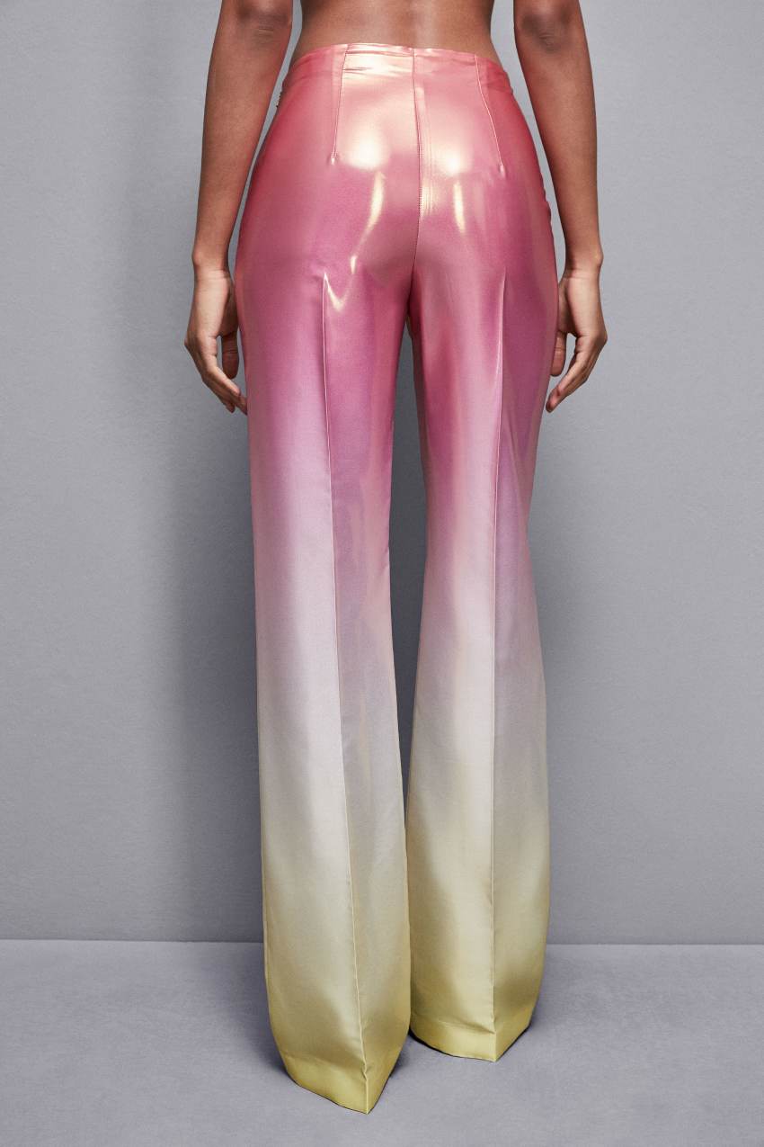 Patrizia Pepe High-waisted Satin Pants Gekleurd | FSQ078491