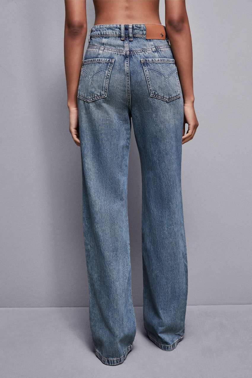 Patrizia Pepe High-waisted Straight Fit Jeans Lichtblauw | EHJ802364