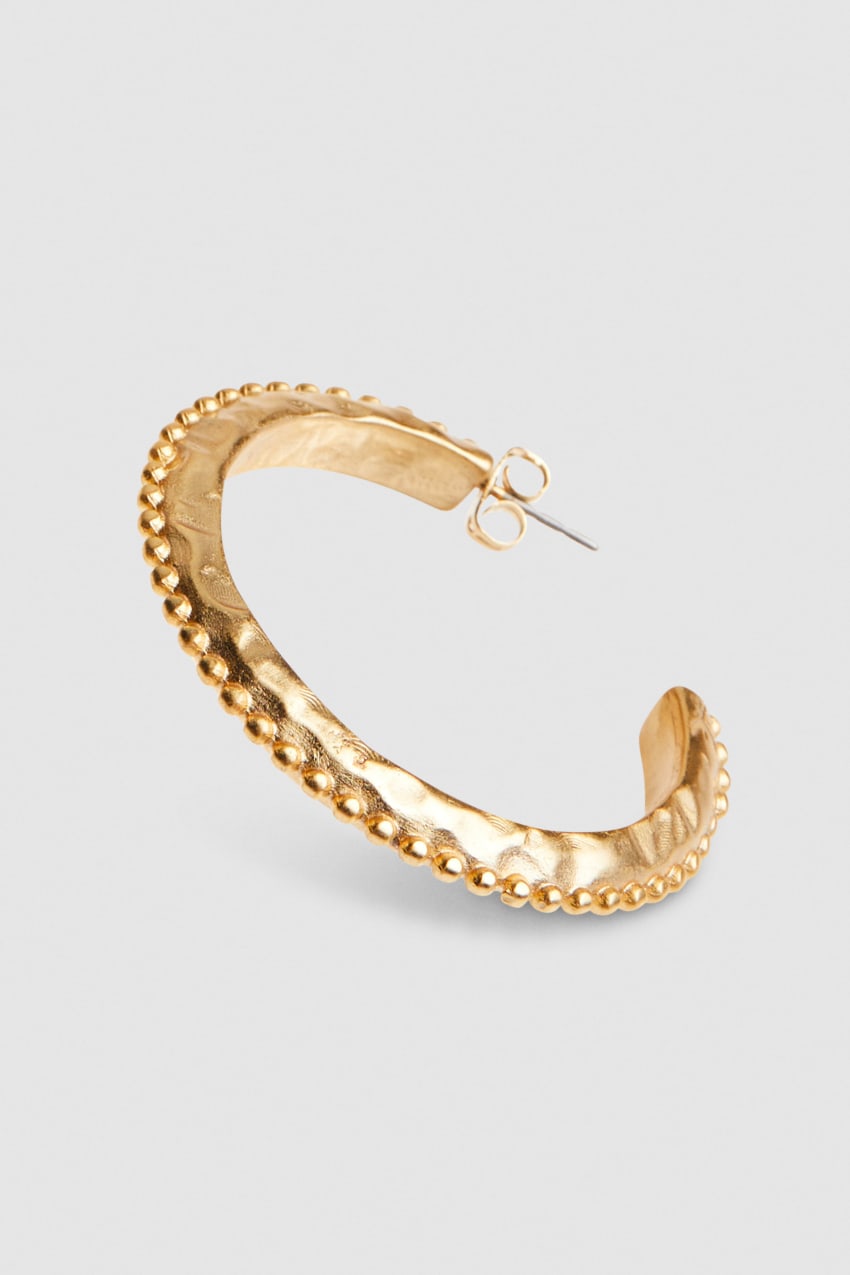 Patrizia Pepe Hoop Earrings Goud | WIU834279