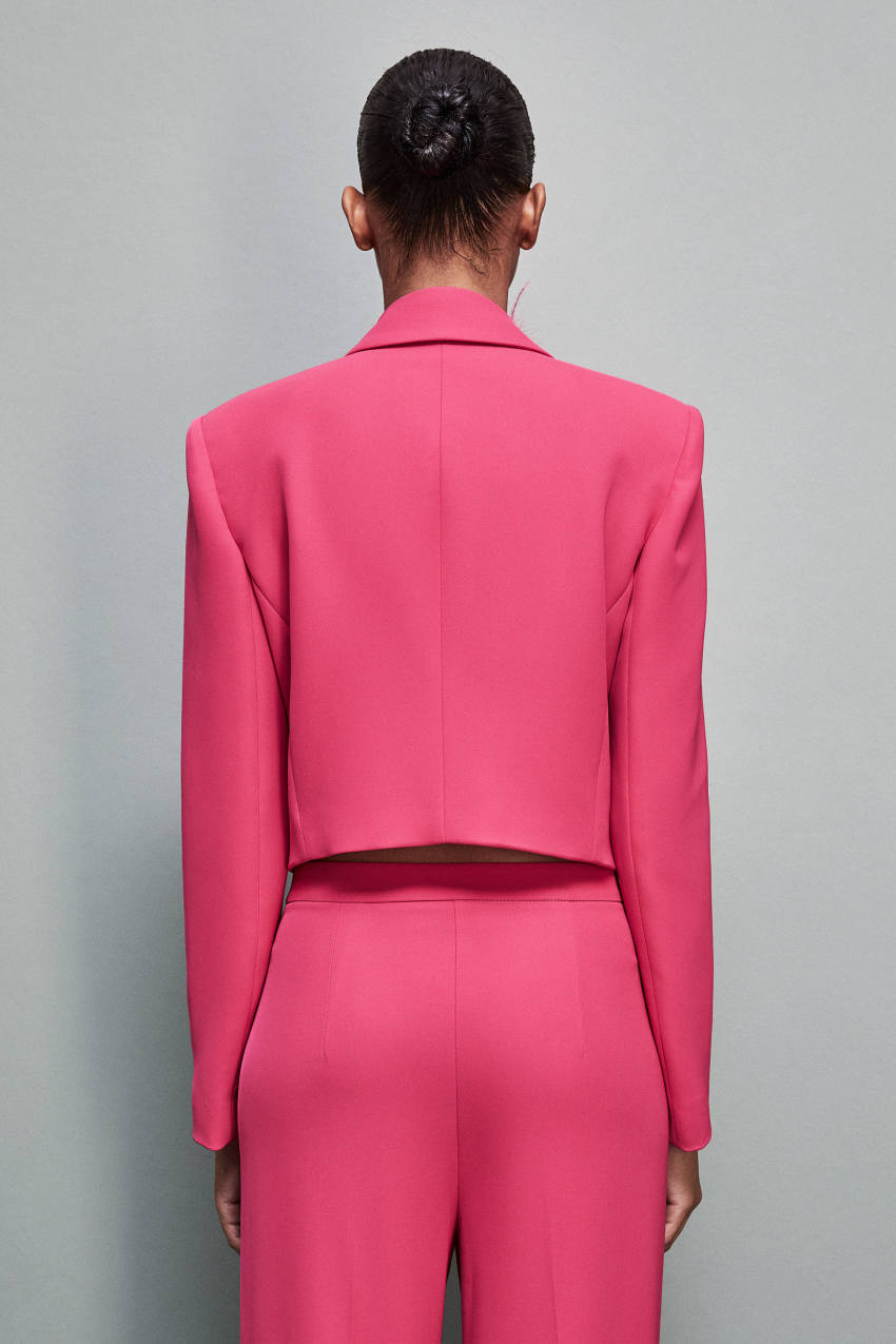 Patrizia Pepe Jacket In Stretch Fabric Roze | UGL065719