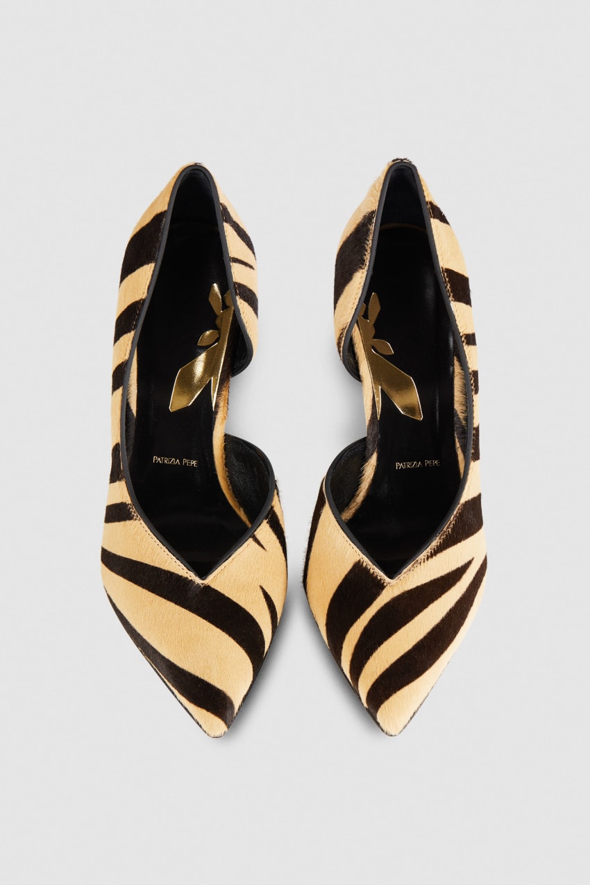 Patrizia Pepe Leather Pumps Animalier | ZJO845032