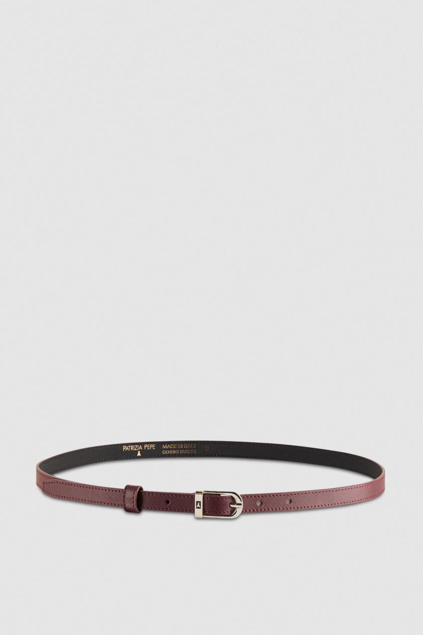 Patrizia Pepe Low-waist Smooth Leather Belt Paars | IPD291473