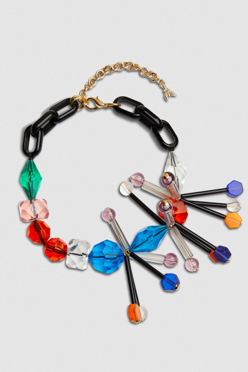 Patrizia Pepe Necklace With Techno Pop Fly Appliqué Gekleurd | FBK503879