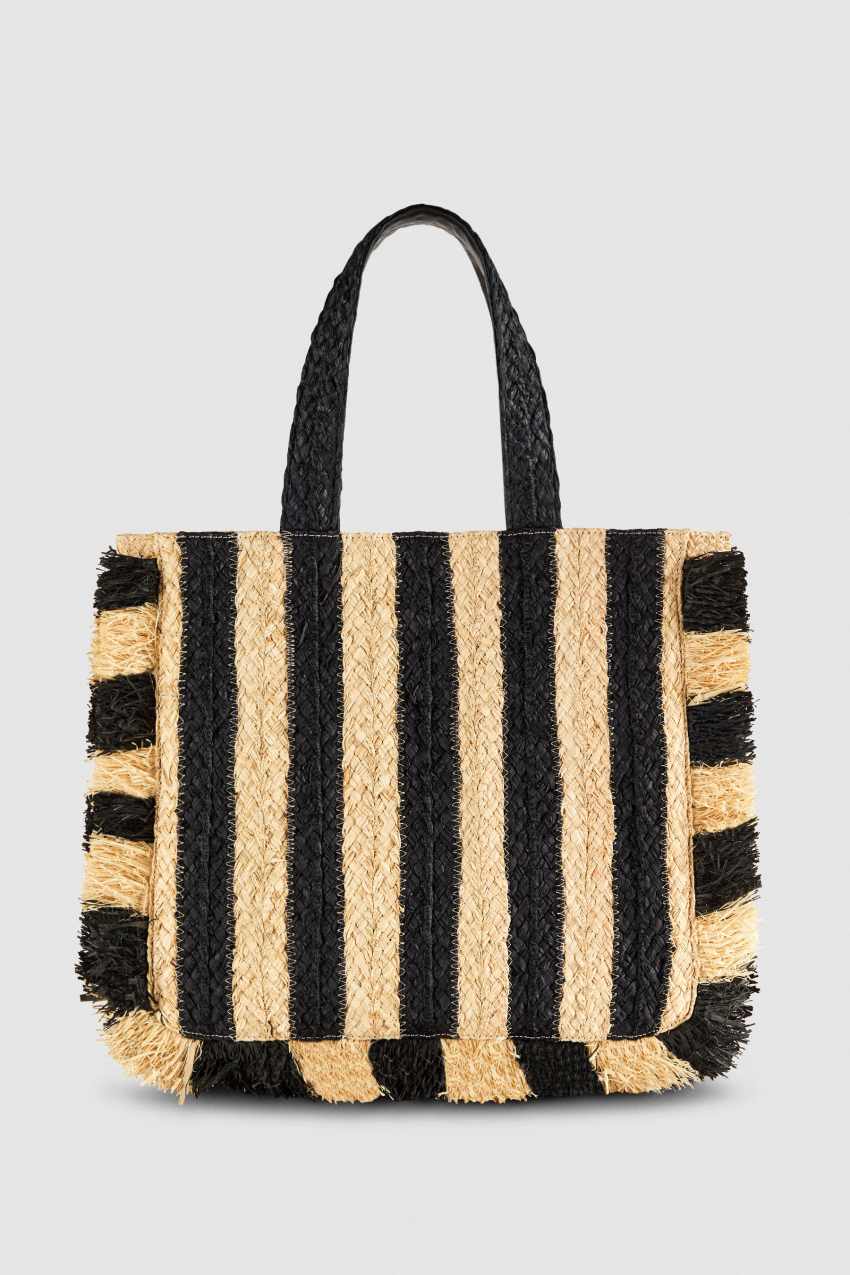 Patrizia Pepe Raffia Shopping Bag FE22 | QVW307956