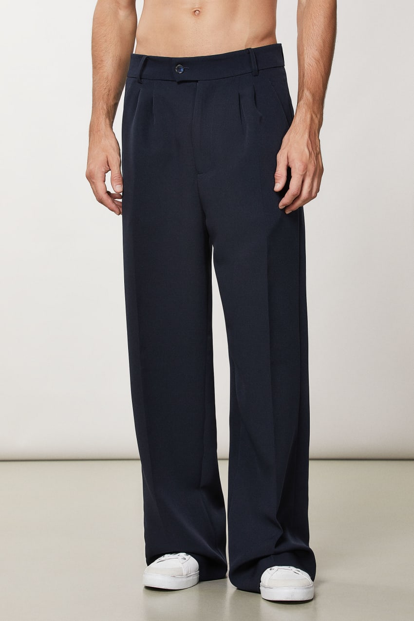 Patrizia Pepe Regular Fit Soft Pants Blauw | WSP184670