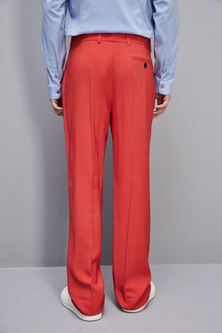 Patrizia Pepe Slim Fit Pants With French Pockets Rood | PLJ834127