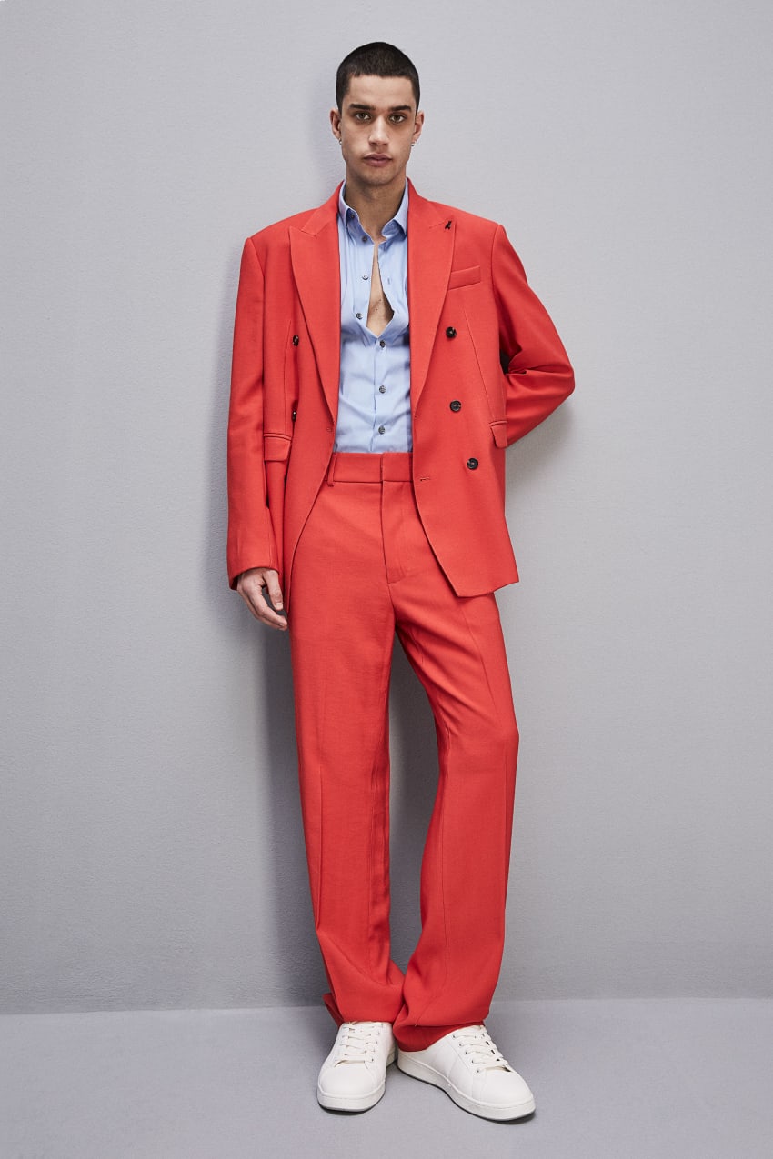 Patrizia Pepe Slim Fit Pants With French Pockets Rood | PLJ834127