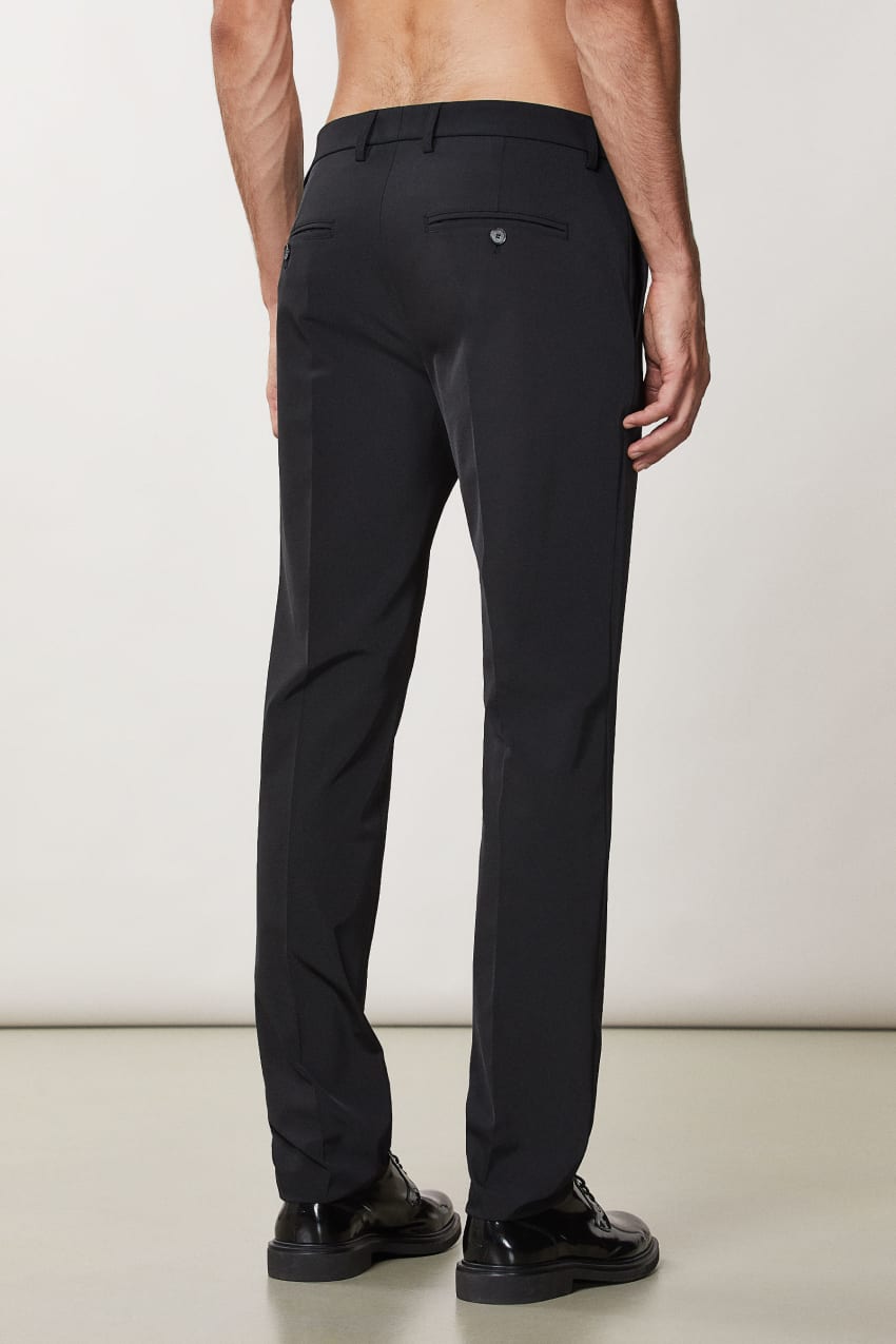 Patrizia Pepe Slim Gabardine Pants Zwart | MTQ904762