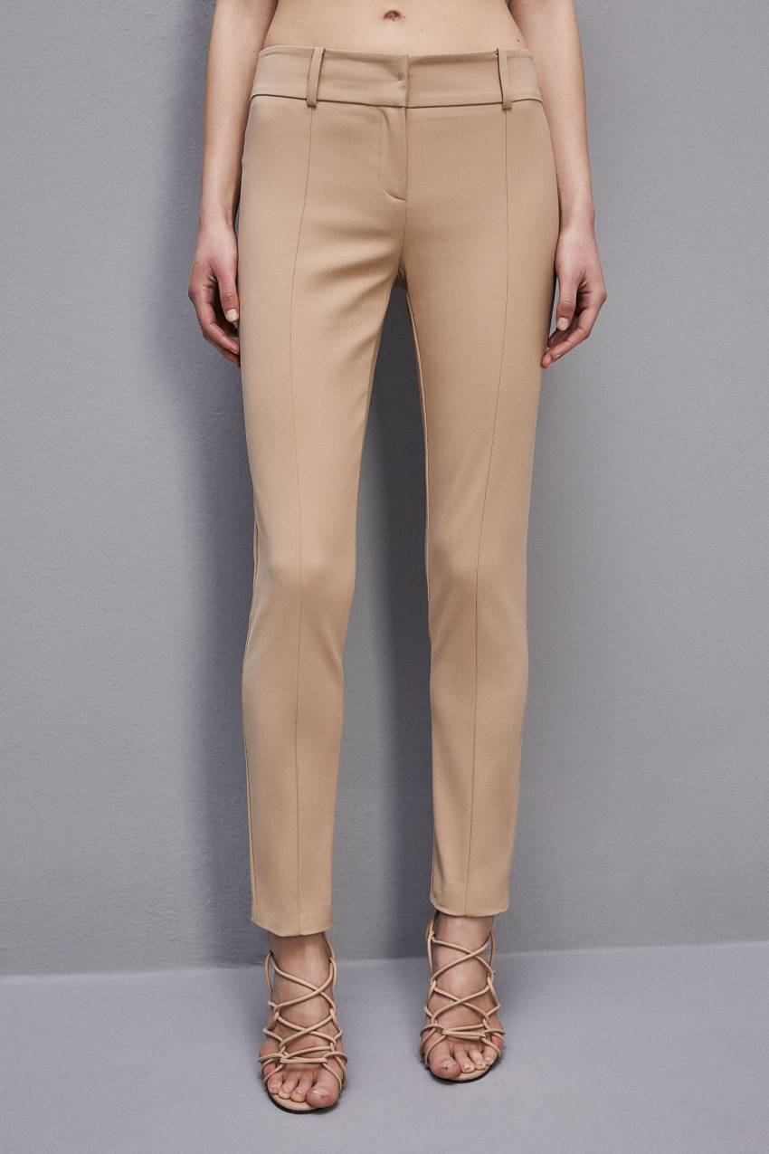 Patrizia Pepe Slim Pants Beige | LAO786510