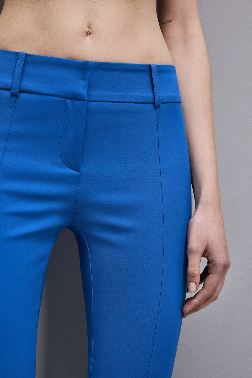 Patrizia Pepe Slim Pants Blauw | ROA827501