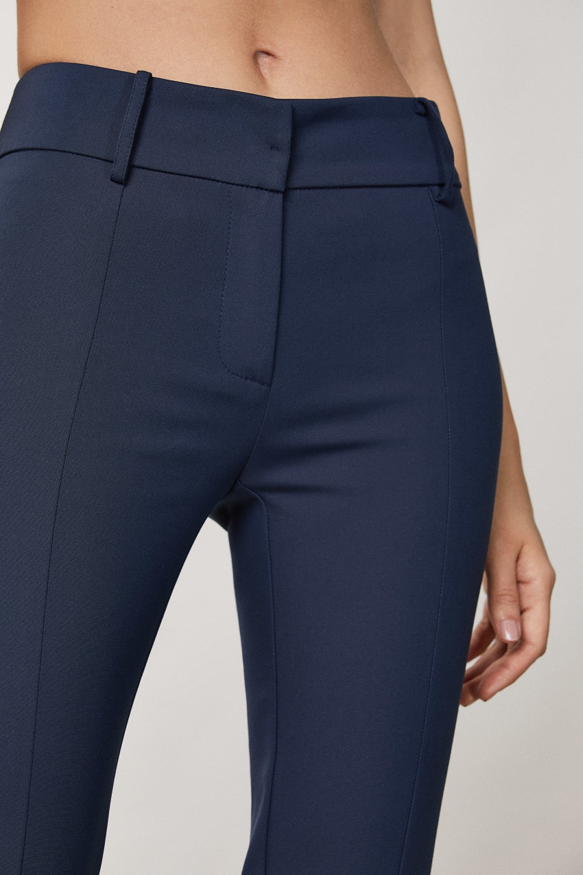 Patrizia Pepe Slim Pants Blauw | SHA894510