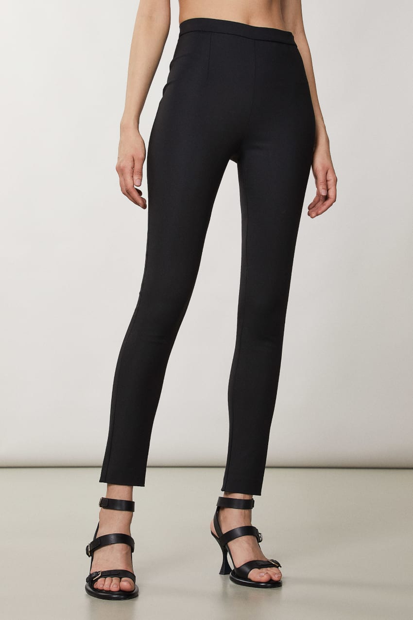 Patrizia Pepe Slim Pants Zwart | EGF435072