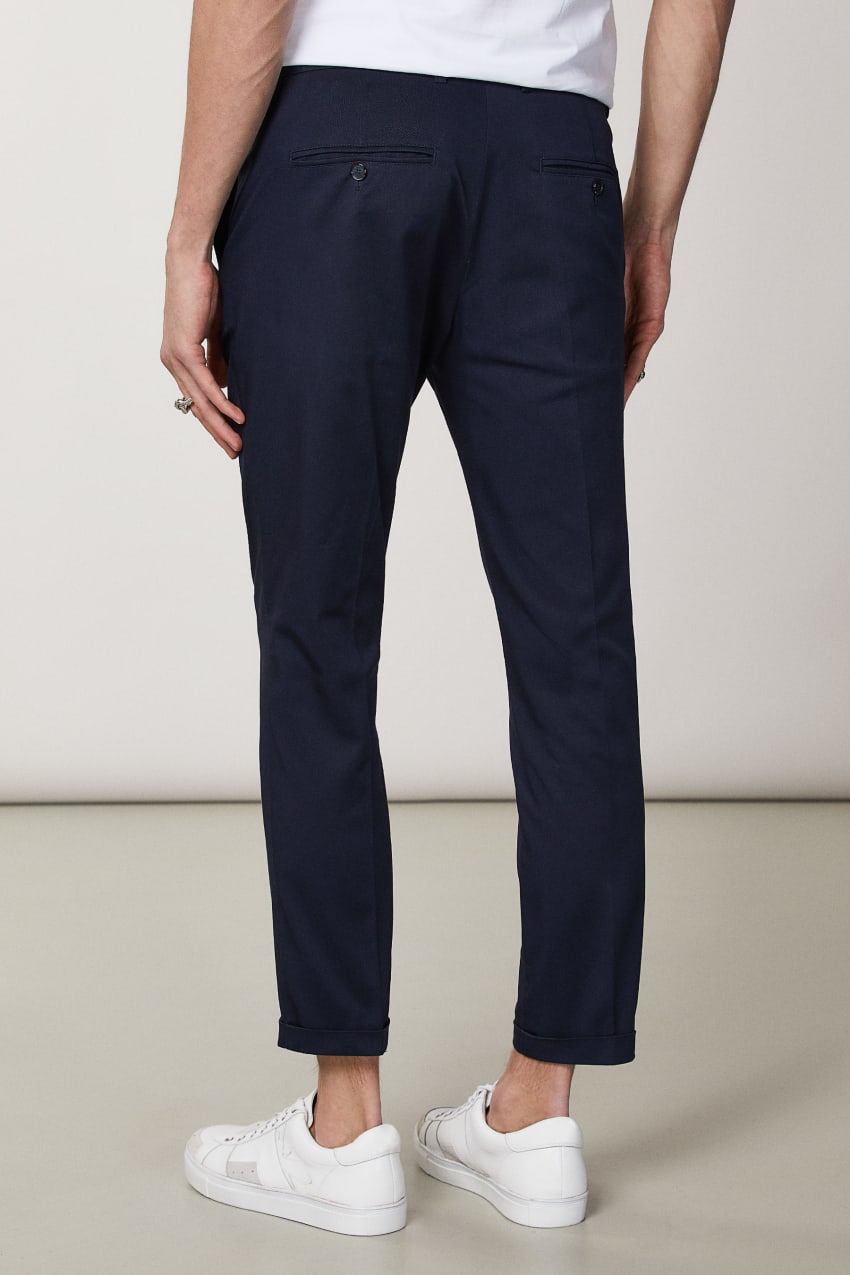 Patrizia Pepe Slim-fit Ankle-grazer Pants Blauw | XQS653421