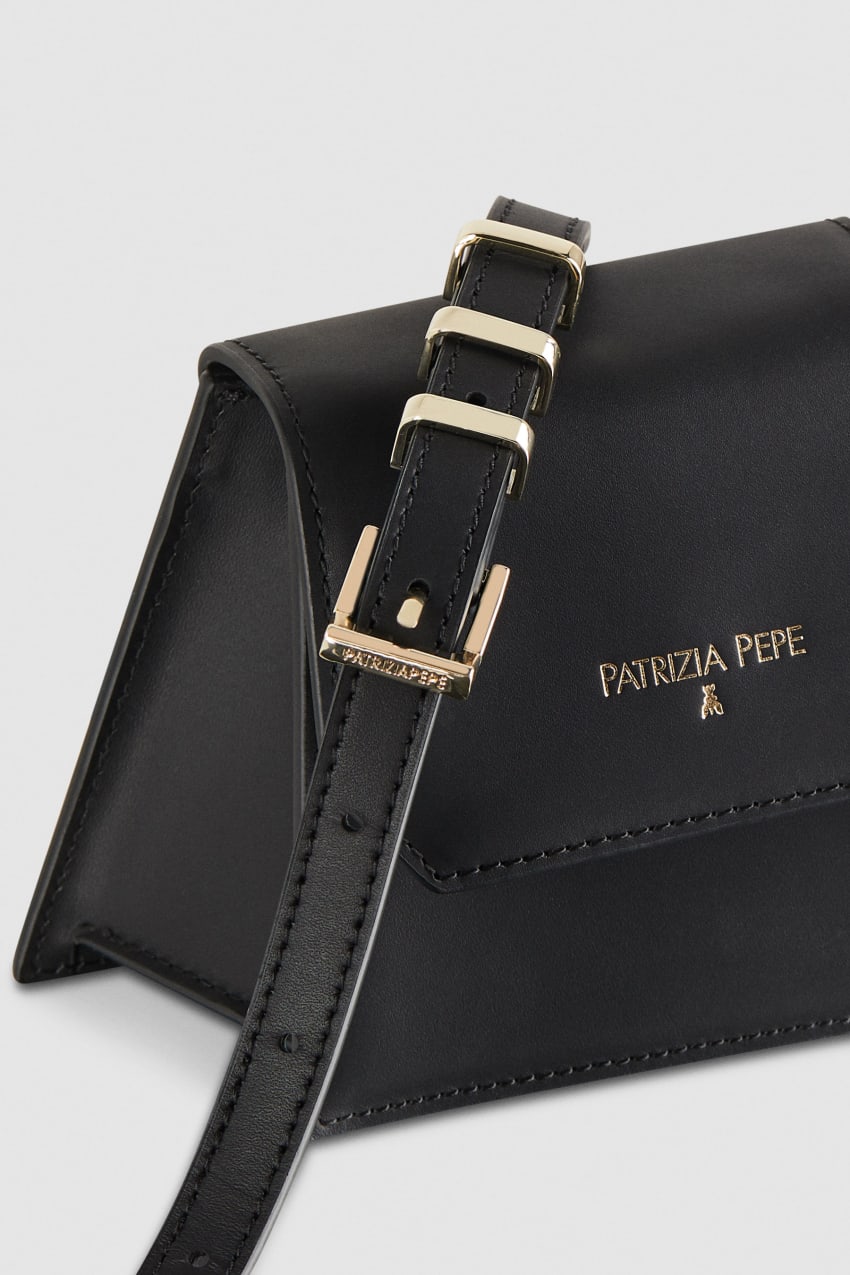 Patrizia Pepe Small Astral Bag Zwart | SGD510632