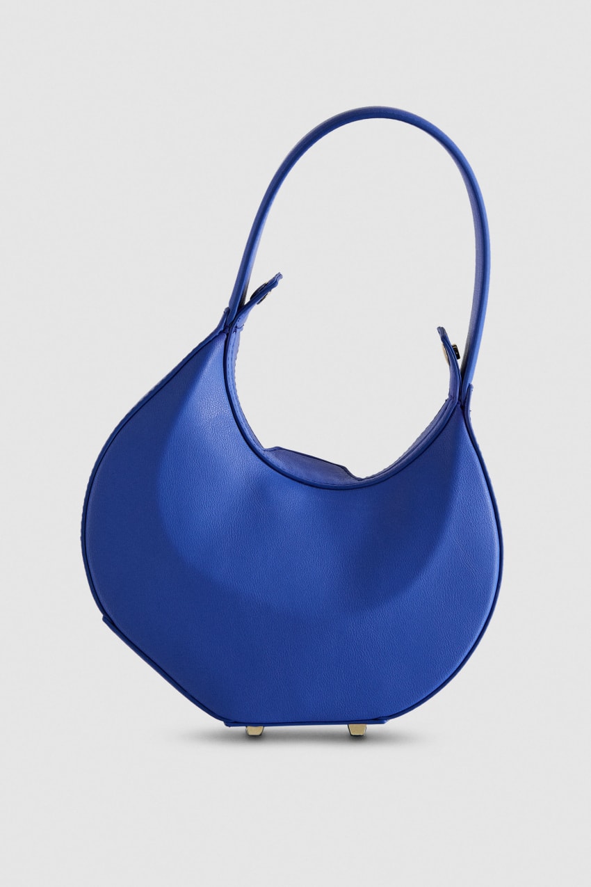 Patrizia Pepe Small Hobo Bangle Bag Blauw | UVD150468