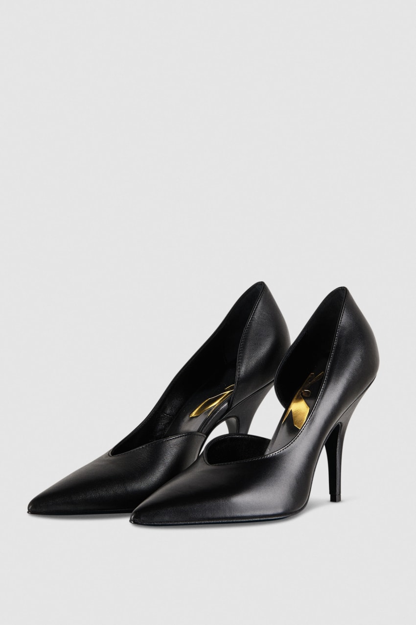 Patrizia Pepe Smooth Leather Pumps Zwart | TXC839472