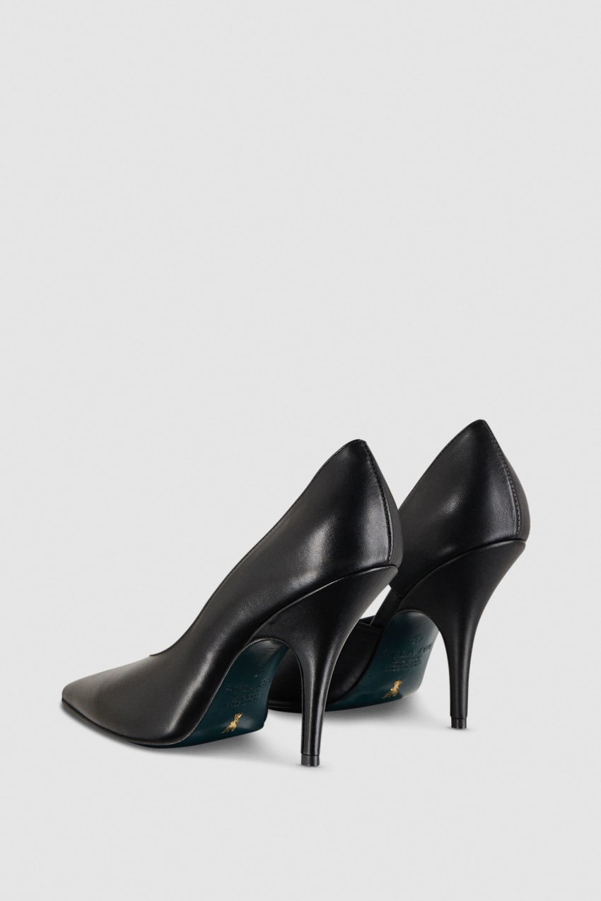 Patrizia Pepe Smooth Leather Pumps Zwart | TXC839472